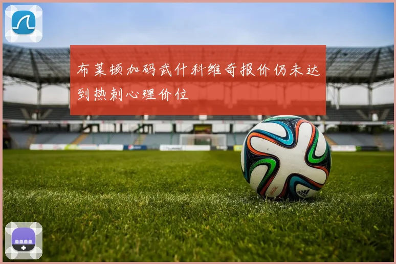 布莱顿加码武什科维奇报价仍未达到热刺心理价位
